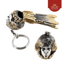 Срібний брелок-свисток «Дівчина-метелик»