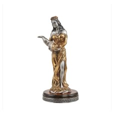 Серебряная статуэтка с янтарем "Богиня Фортуна"