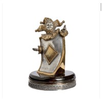 Срібна статуетка "Весела карта Бубна»