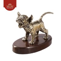 Серебряная статуэтка «Котёнок-Сфинкс»