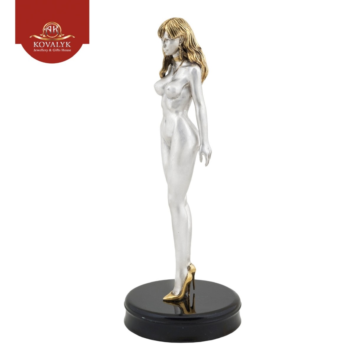 Фото - Серебряная статуэтка «Златовласка»