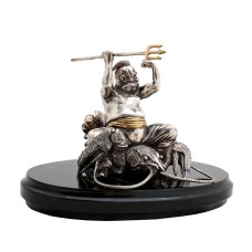 Серебряная статуэтка "Козак з барабаном"