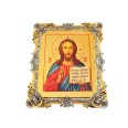 Фото - Икона "Иисус Христос" серебряная