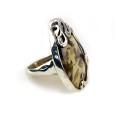 Фото - Серебряное кольцо с янтарем арт 22я
