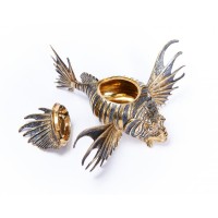 Серебряная икорница "Ёрш"