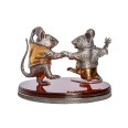 Фото - Серебряная статуэтка "Мышки в танце"