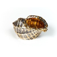 Серебряная икорница "Раковина"