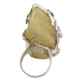 Фото - Янтарное кольцо в серебре арт 2144Я