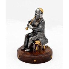 Серебряная статуэтка "Еврей с дудкой"