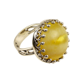 Фото - Серебряное кольцо с янтарем арт 256як