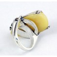 Фото - Серебряное кольцо с янтарем арт 12я