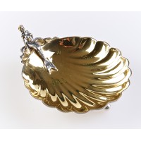 Серебряная икорница "Русалочка Ариста"