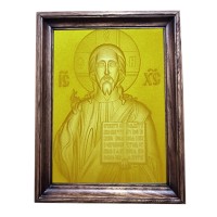 Янтарная икона "Иисус Христос"