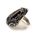 Фото - Серебряное кольцо с янтарем арт 25я