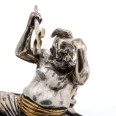 Фото - Серебряная статуэтка "Козак на раке"