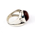 Фото - Серебряное кольцо с янтарем арт 14я