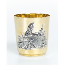 Серебряный стакан «Год Кролика»