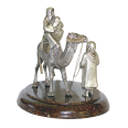 Фото - Серебряная статуэтка на янтарной подставке 2166