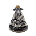Фото - Серебряная статуэтка "Бык в медитации"