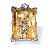 Срібна попільничка «Амур-бешкетник»