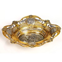 Серебряная хлебница "Приятное свидание"