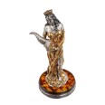 Фото - Серебряная статуэтка с янтарем "Богиня Фортуна"