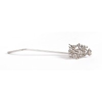 Серебряная закладка для книг  "Пастушок"